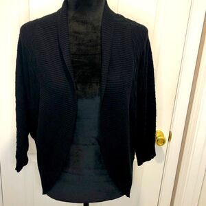 Ann Taylor black xs/s sweater shrug